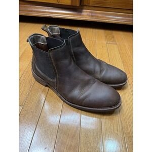 Florsheim Chalet Plain Toe Chelsea Boot Men's 11 Brown Leather